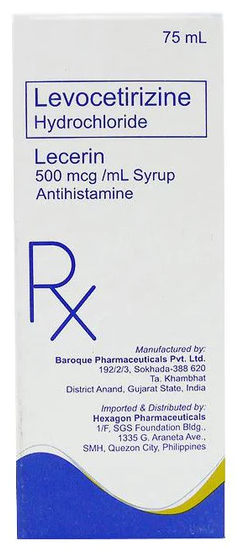 LECERIN 500MCG/ML 75ML SYRP BOT 1S