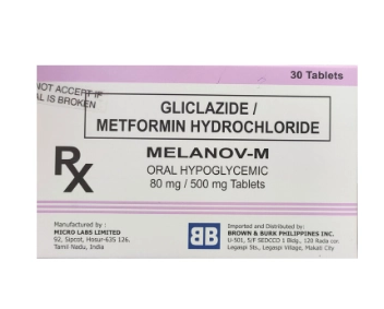 MELANOV-M 80MG/500MG TAB 30S