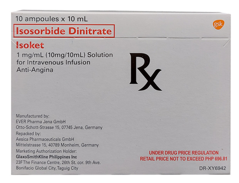 ISOKET 1MG/ML FOR INF AMP 10S