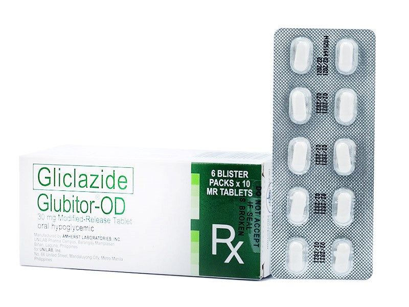 GLUBITOR 30MG OD TAB 60S