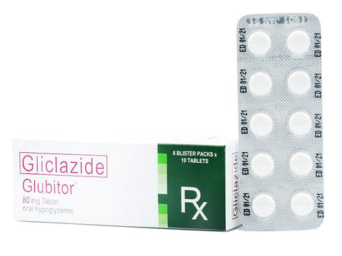 GLUBITOR 80MG TAB 60S