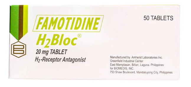 H2BLOC 20MG TAB 50S