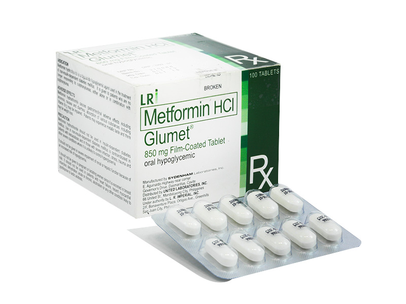 GLUMET 850MG TAB 100S