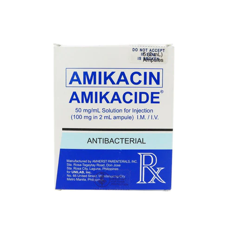 AMIKACIDE 100MG/2ML AMP 5S