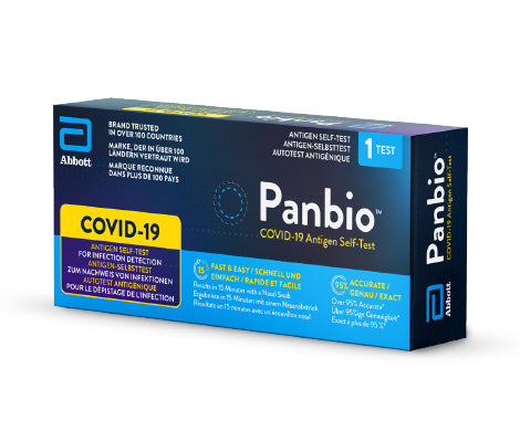 PANBIO COVID19 ANTIGEN SELF TEST KIT 1S
