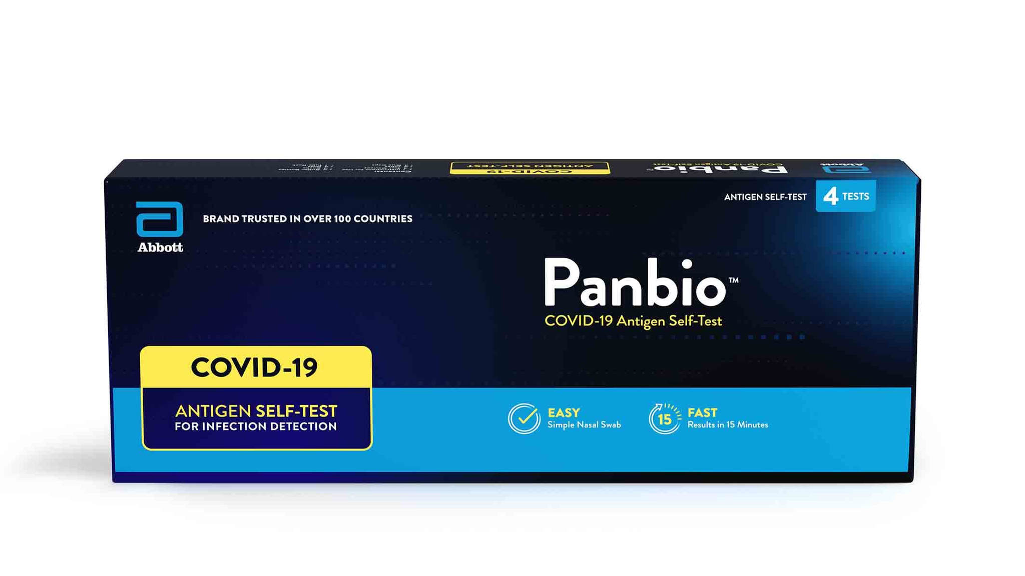 PANBIO COVID-19 ANTIGEN SELF TEST KIT 4S