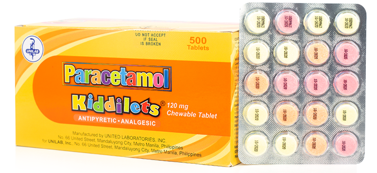 KIDDILETS 120MG TAB 500S