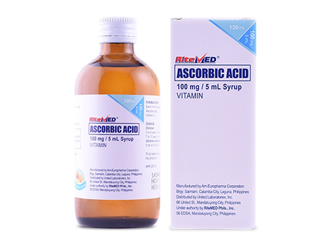 RM ASCORBIC ACID 100MG SYRP BOT 1S