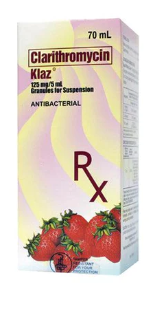 KLAZ 125MG 70ML SUS BOT 1S