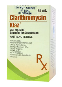 KLAZ 250MG 35ML SUS BOT 1S