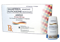 ADEFLO W/INH 50MCG/250MCG FORINH CAP 40S