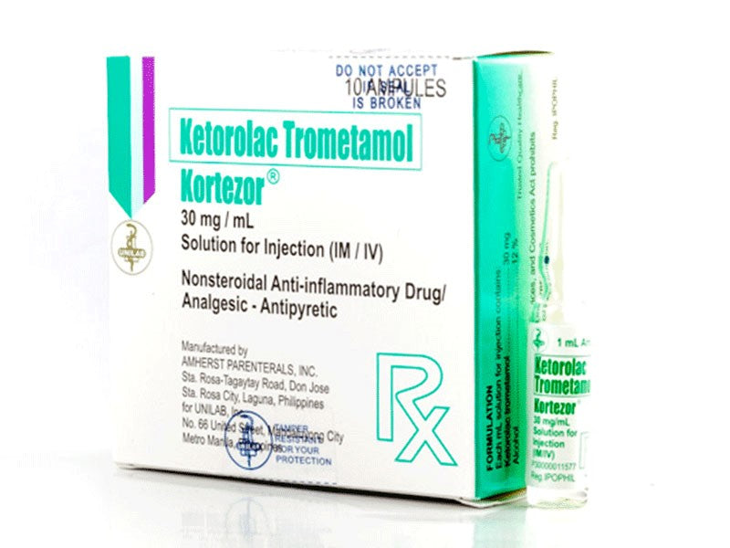 KORTEZOR 30MG/ML SOLFORIV/IMINJ AMP 10S