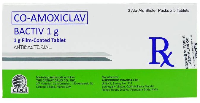 BACTIV 1G TAB 15S