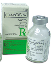 BACTIV 1G/200MG PWDR FOR INJ VIAL 1S