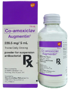 AUGMENTIN 228.5MG 70ML SUS BOT 1S