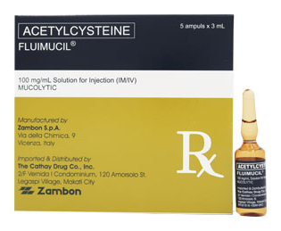 FLUIMUCIL 100MG/ML SOL FOR INJ AMP 5S