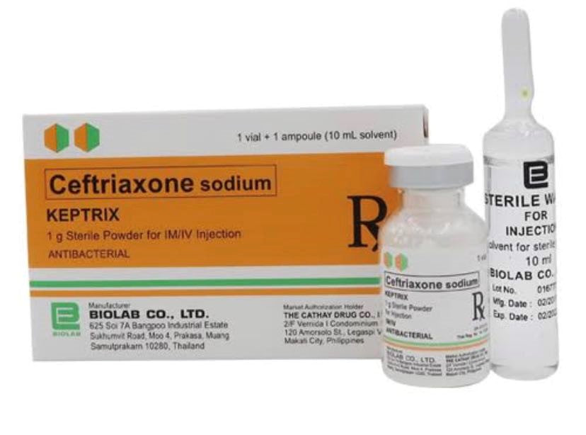 KEPTRIX STERILE PWDR FOR INJ W/ DILU 1G