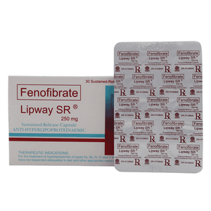 LIPWAY 250MG SR CAP 30S