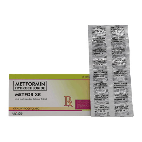 Metformin 750 Mg Extended Release METFORMIN ER 750MG RX Products