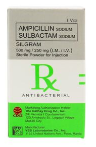 SILGRAM 750MG STERILE PWDRFORINJ VIAL 1S