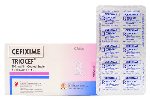 TRIOCEF 200MG TAB 30S