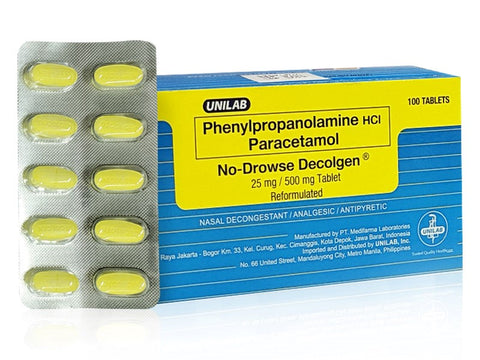 DECOLGEN ND PPA CPL CAP 100S