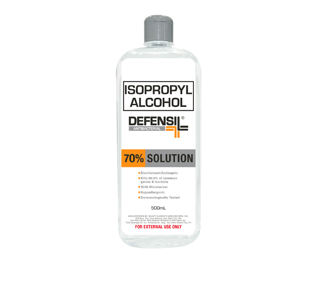 DEFENSIL ANTIBAC ALC 500ML 70% SOL BOT 1S
