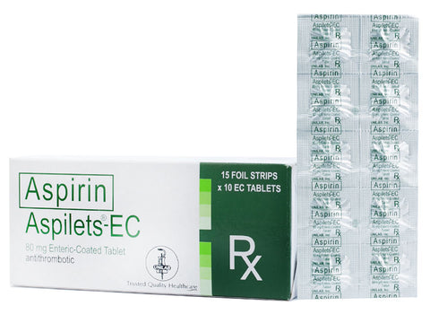 ASPILETS 80MG EC TAB 150S