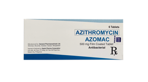 AZOMAC FC 500MG TAB 6S