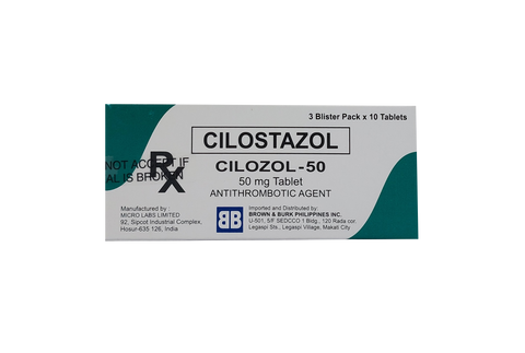 CILOZOL 50MG TAB 30S