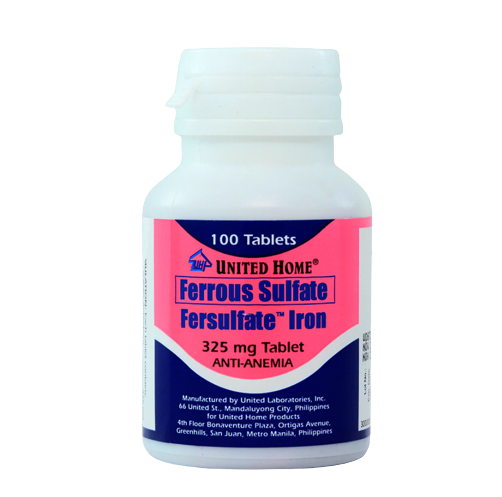 FERROUS SULFATE TAB 100S
