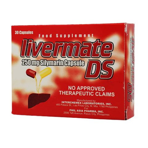LIVERMATE DS 250MG CAP 30S