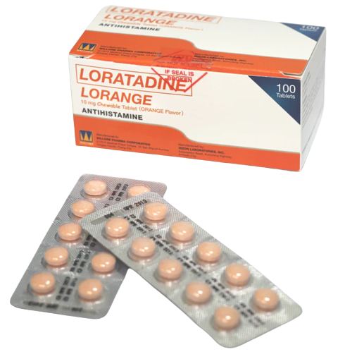 LORANGE ORANGE FLAVOR 10MG CHEW TAB 100S