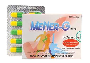 MENER-G 250MG CAP 30S