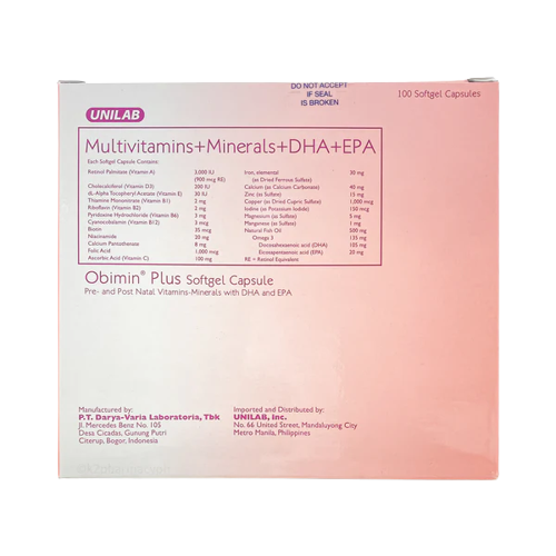 Obimin Plus Obimin Calcium Tablet 10's LifePlus Pharmacy