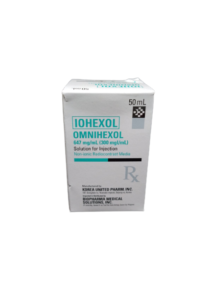 OMNIHEXOL 300MG/ML 50MLSOLFORINJ VIAL 1S