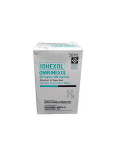 OMNIHEXOL 300MG/ML 50MLSOLFORINJ VIAL 1S