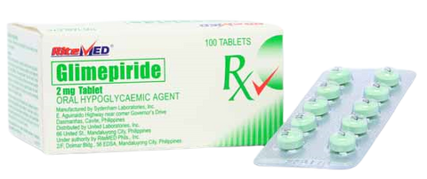 RM GLIMEPIRIDE 2MG TAB 100S