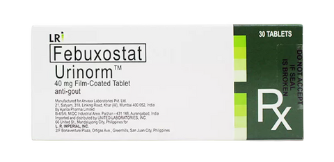 URINORM 40MG TAB 30S